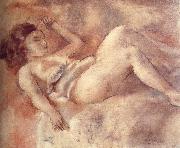 Jules Pascin, Nude of sleep like a log